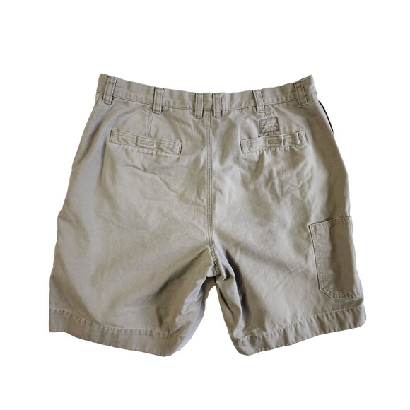 Columbia Sportswear Co. Men's Size 38 Khaki Chino Shorts Embroidered Pocket Logo - Picture 16 of 16